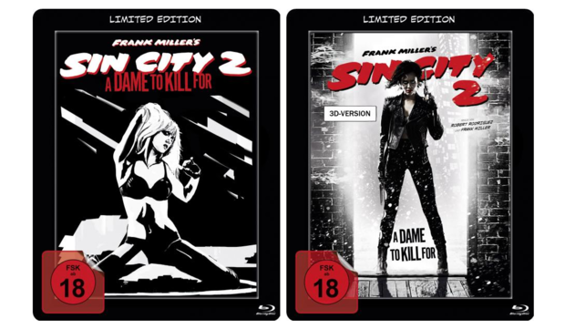Steelbooks de "Sin City: A Dame To Kill For" anunciados en Alemania.