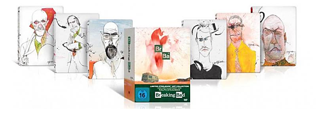 Las cinco temporadas de "Breaking Bad" anunciadas en exclusiva en steelbook en Alemania.