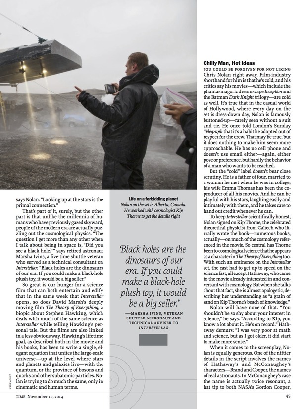 Interstellar en TIME Magazine (3)