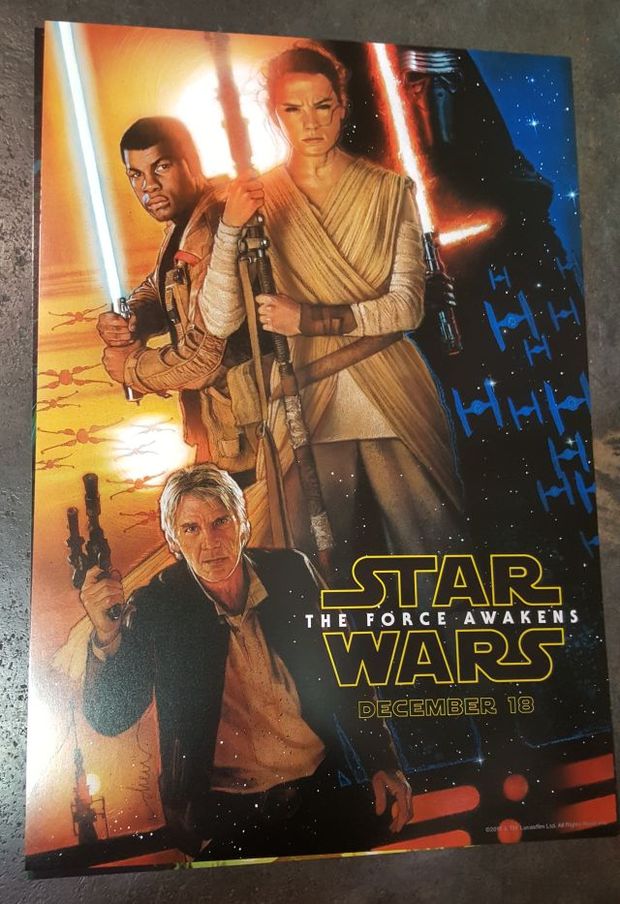 Poster de Star Wars VII de Drew Struzan