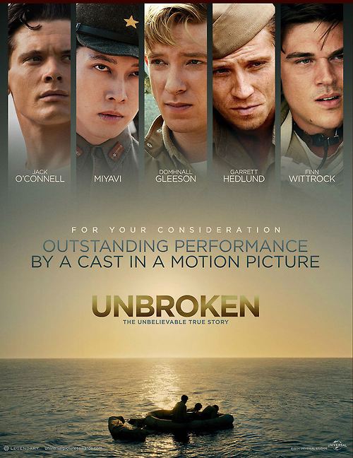 Fecha de salida del Blu-ray de Unbroken en EE.UU. + reservas abiertas (también en UK, pero sin fecha)