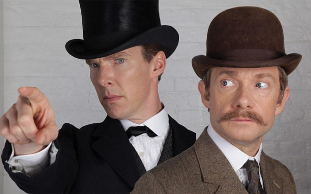 Primer clip-trailer del especial de Navidad de Sherlock