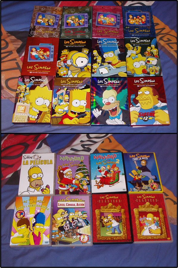 Mi colección en DVD de Los Simpson