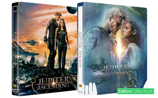 [Blu-ray]  Jupiter Ascending Steelbook Blu-Ray + Blu-Ray 3D + DVD Edition Spéciale Fnac 