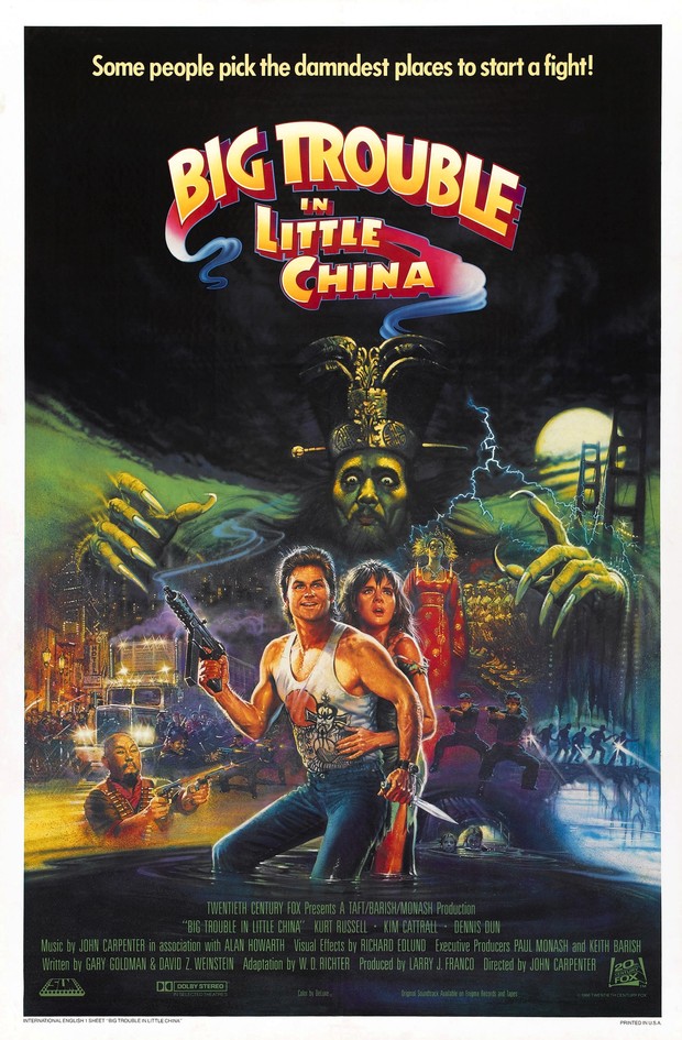 2/2 Póster de Golpe en la pequeña China (1986)