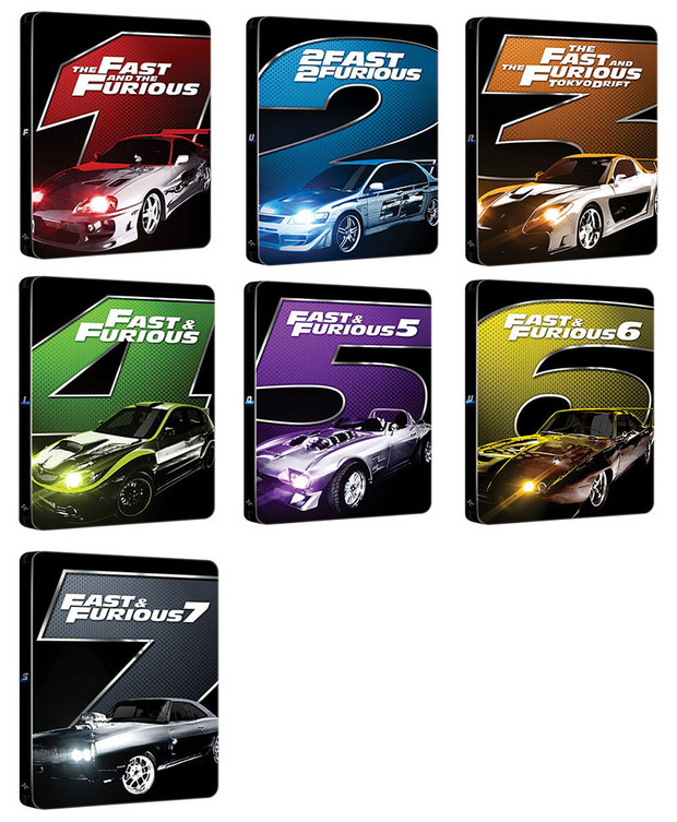 Fast & Furious Vol.1~7 (Blu-ray SteelBook)