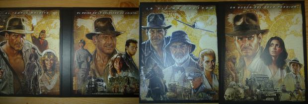 Caja desplegada de Indiana Jones - Las Aventuras Completas