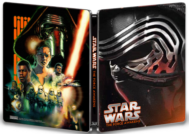 Star Wars the force awakens steelbook fan made