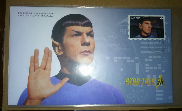 Nuevo sello de Spock (50 Aniversario) 