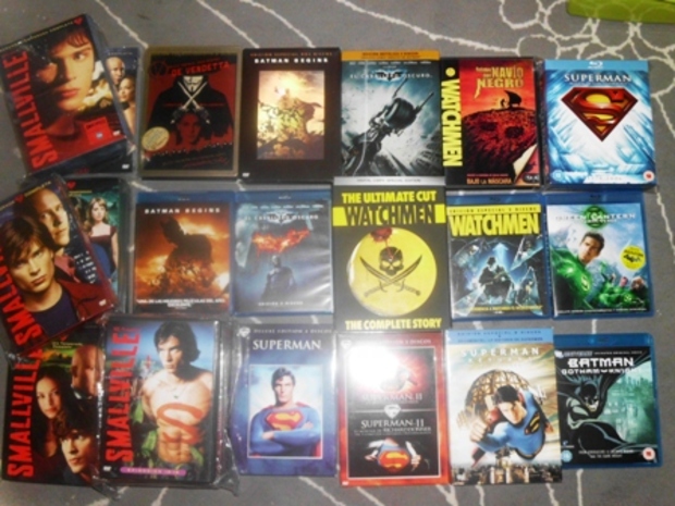 Mis DVD's y BD de Superheroes DC