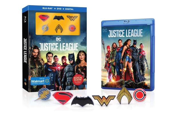 "Justice League" Blu ray exclusivo en Walmart