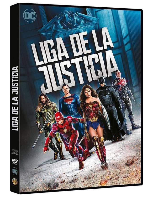 Portada "Liga de la Justicia" en DVD