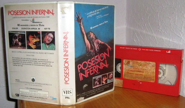 Posesion Infernal , mítico VHS