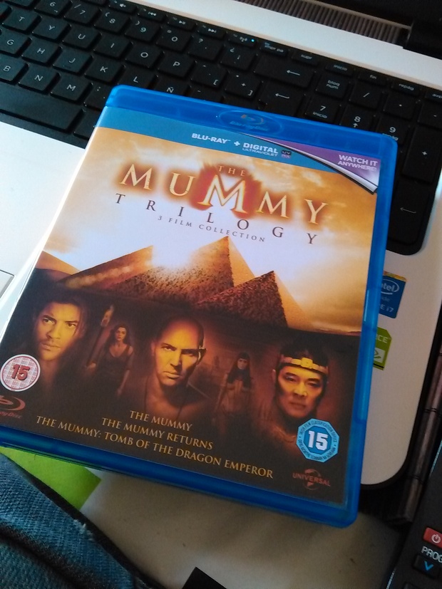 Trilogía the mummy uk cagada en carátula