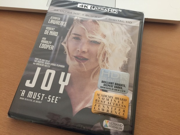 Mi primer Ultra Blu-ray :) "Joy"