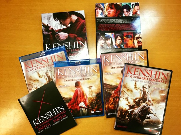 Packs Blu-ray y DVD de KENSHIN EL GUERRERO SAMURAI PARTE 2 Y 3