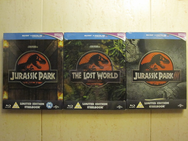 Jurassic Park estuches metálicos de Zavvi