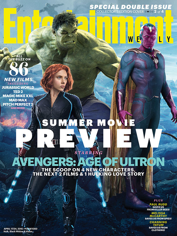 Vengadores Era de Ultron: nuevas portadas EW