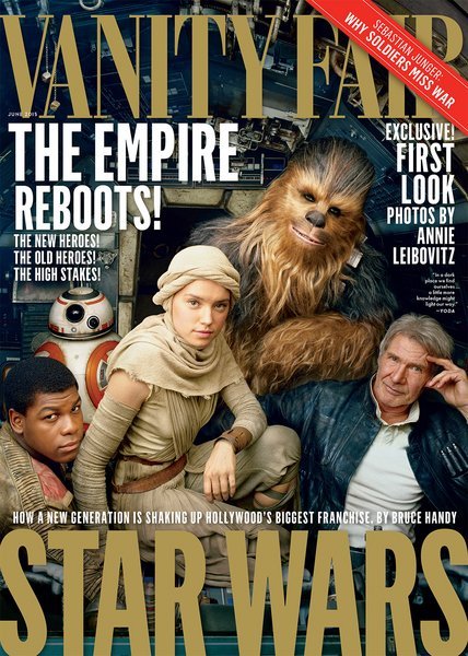Star Wars el Despertar de la Fuerza: Han Solo y Chewbacca en Vanity Fair