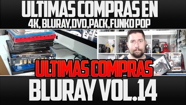 Ultinas compras vol.14 4k, Bluray,Dvd,Pop, Edición coleccionista