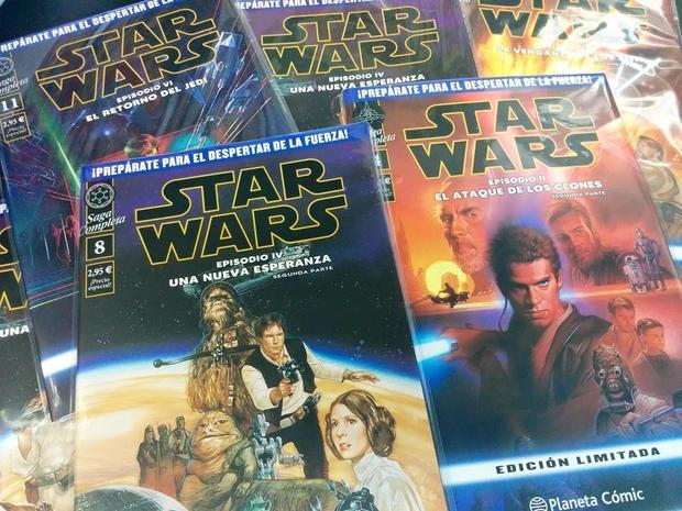 A la venta la saga completa de Star Wars en comics!