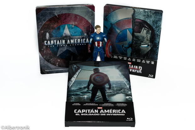  Trilogia Steelbooks El Capitán América