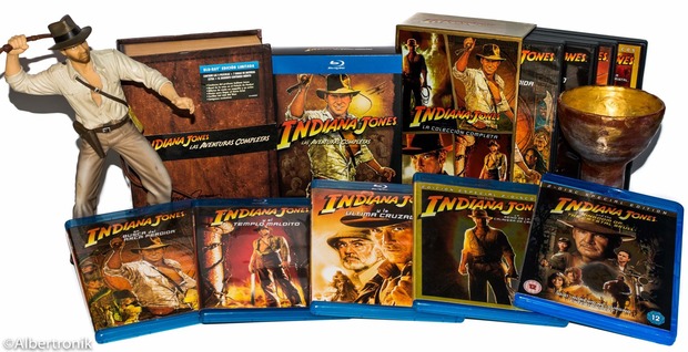 Colección BD-DvD Indiana Jones 