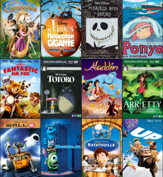 ¡Tú top 10 de películas de animación!