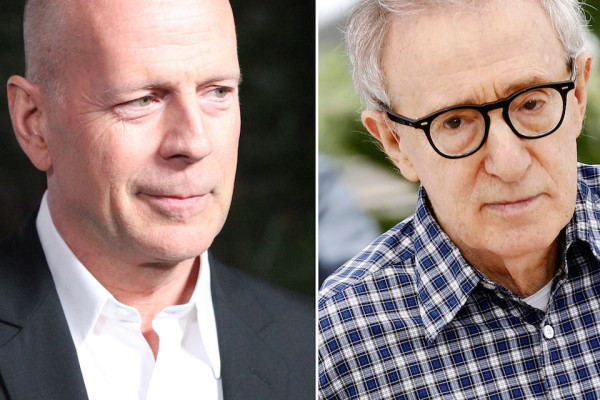 Woody Allen despide a Bruce Willis en pleno rodaje
