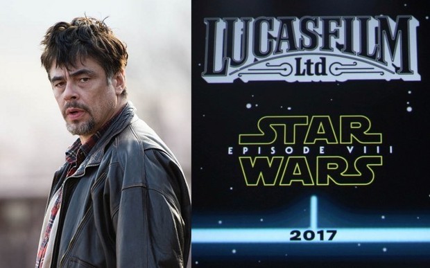 Benicio del Toro dará vida al villano en el Episodio VIII de 'Star Wars'
