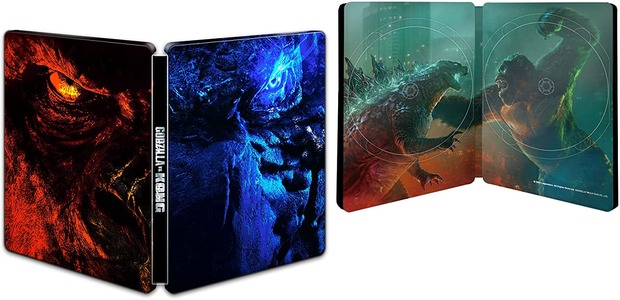 Steelbook exclusivo en Amazon Japón de Godzilla vs Kong 
