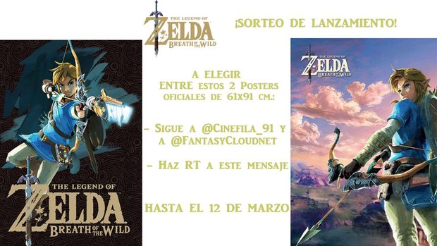 SORTEO | Póster de "Zelda Breath of the Wild", con motivo del lanzamiento