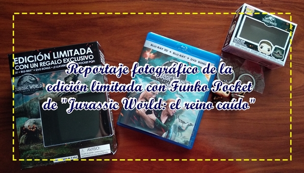 Reportaje fotográfico de la edición con Funkos de "Jurassic World 2"