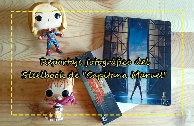 Reportaje fotográfico del Steelbook 3D de "Capitana Marvel"