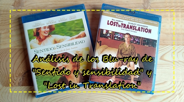 Análisis de los Blu-ray de "Lost in Translation" y "Sentido y sensiblidad"