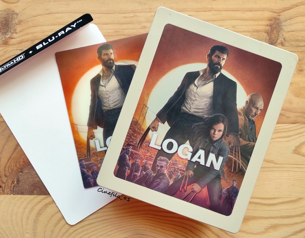 Reportaje fotográfico del Steelbook lenticular 4K de "Logan"