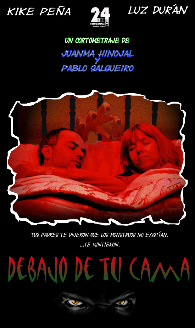"Debajo de tu cama". Un divertido cortometraje de miedo para la noche de Hallowen. 