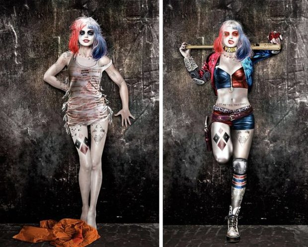 "Escuadrón Suicida": revelado un arte conceptual con diseños alternativos de Harley Quinn 