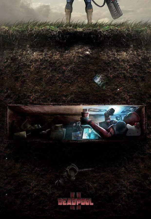 Este póster fan de 'Deadpool 2' es un maravilloso homenaje a Ryan Reynolds y 'Buried (Enterrado)'