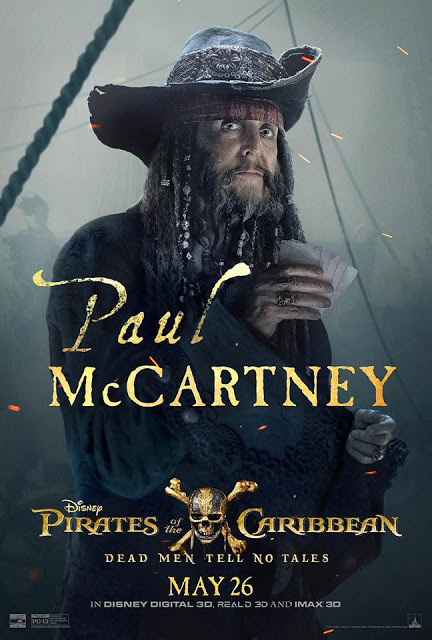"Piratas del Caribe 5": nuevo póster con ¡Paul McCartney! 