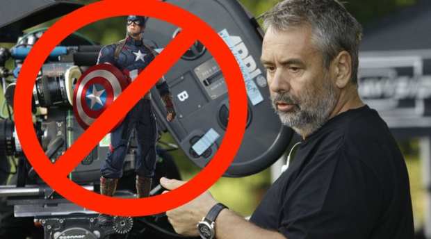Luc Besson está cansado de los superhéroes y carga contra Capitán América