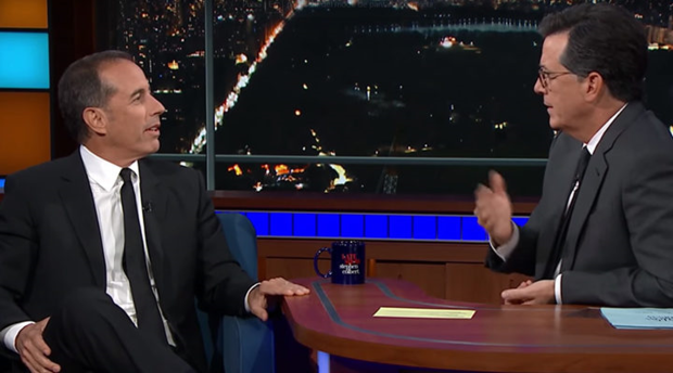 Jerry Seinfeld y Stephen Colbert debaten si es posible aún disfrutar de los antiguos shows de Bill Cosby