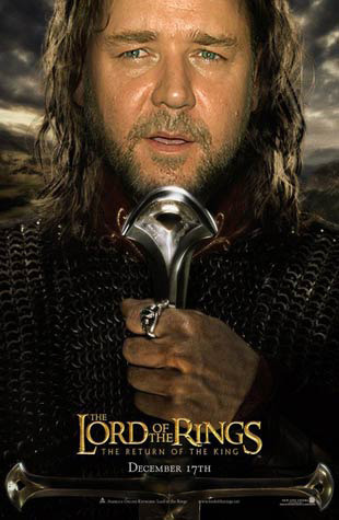 Russell Crowe explica por qué rechazó el papel de Aragorn en 'El Señor de los Anillos'