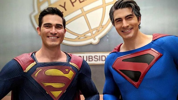Primera imagen de los dos Superman de Brandon Routh y Tyler Hoechlin juntos en el 'Arrowverso'