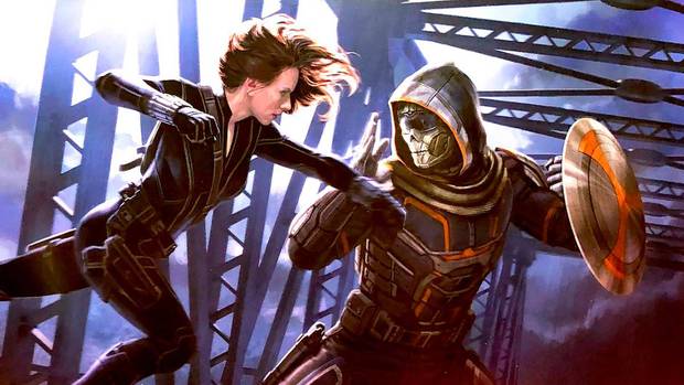 Black Widow: así luce Taskmaster junto a nuevas imágenes de Viuda Negra