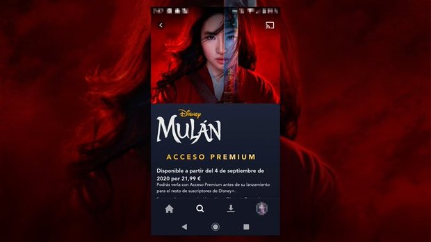 'Mulan' podría costar 21,99€ en España según esta filtración