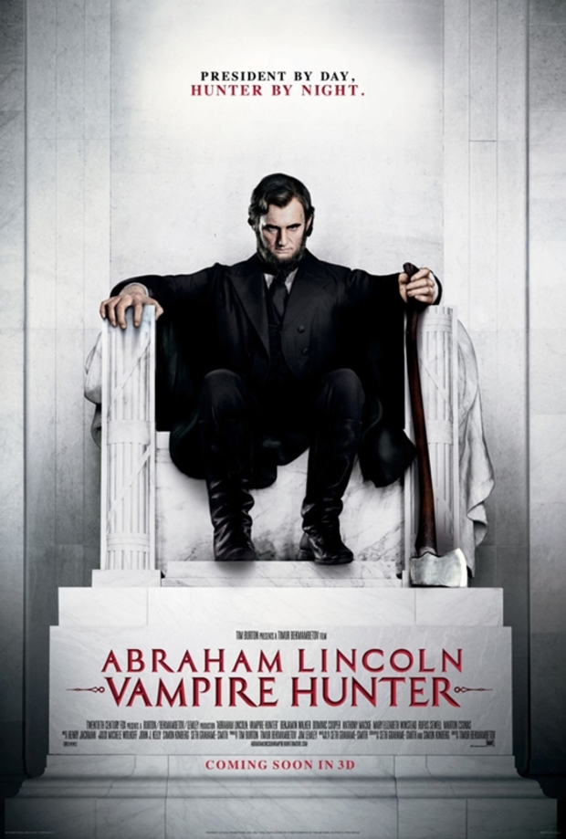 Cartel e imagenes Abraham Lincoln:  Vampire Hunter