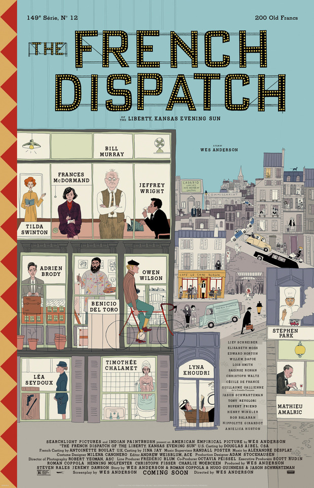 Tráiler The French Dispatch, de Wes Anderson