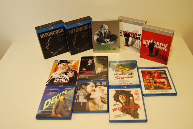 Mi colección Hitchcock en Blu Ray