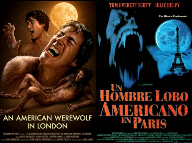 Qué Película de Hombre Lobo os Gustó Más? La de París o Londres?. 